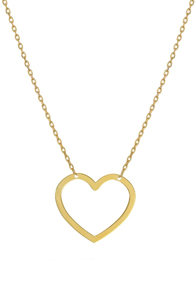 Κολιέ Χρυσό 14Κ Heart Shine