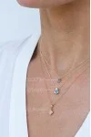 Κολιέ Χρυσό 9Κ Blue Drop