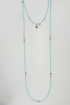 Κολιέ Ασημένιο Blue Pearls