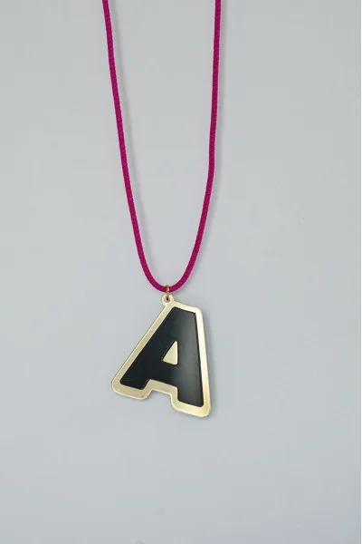 Κολιέ Letter Α Plexiglass