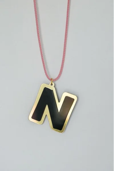 Κολιέ Letter N Plexiglass