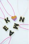 Κολιέ Letter N Plexiglass