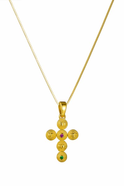 Κρεμαστό Χρυσό 14Κ Σταυρός Πετράτος