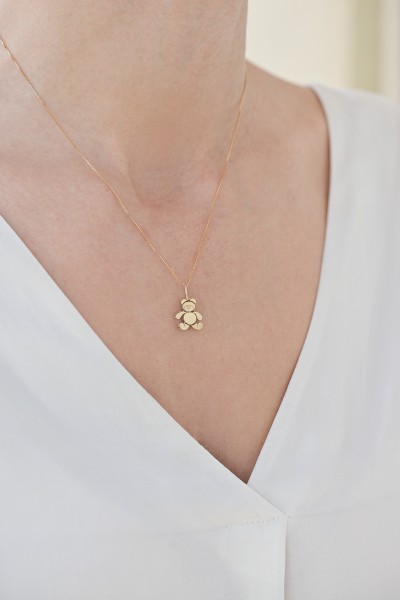 Κρεμαστό Χρυσό 14Κ Teddy Bear