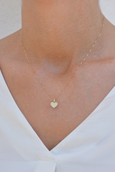 Κρεμαστό Χρυσό 14Κ Label Heart