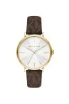 Michael Kors Addyson Brown Synthetic Strap MK2945