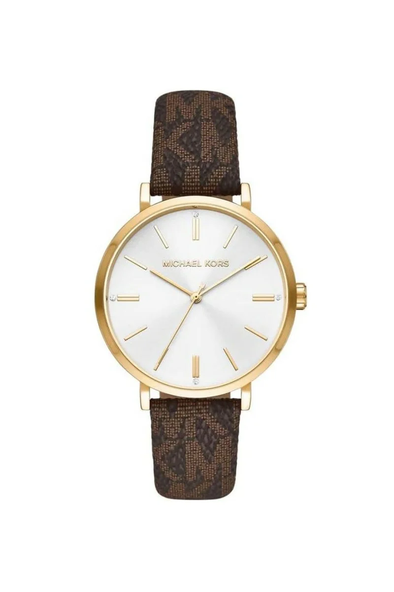 Michael Kors Addyson Brown Synthetic Strap MK2945