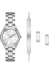 Michael Kors Slim Runway Set Silver Bracelet MK7563SET