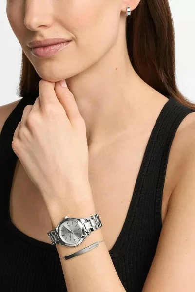 Michael Kors Slim Runway Set Silver Bracelet MK7563SET