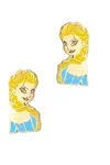 Σκουλαρίκι Χρυσό 9Κ Frozen