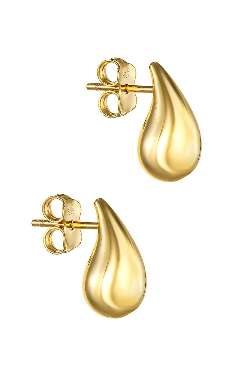Σκουλαρίκι Χρυσό 14Κ Gold Small Drops