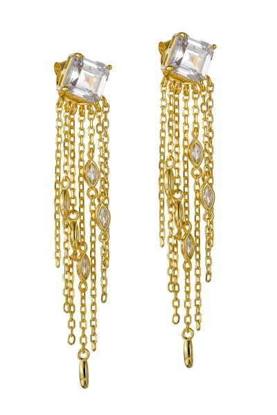 Σκουλαρίκι Ασημένιο Glam Rain