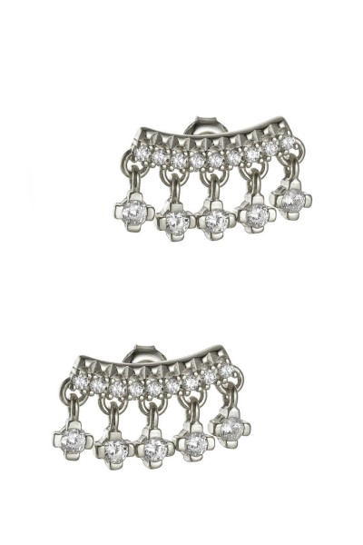 Σκουλαρίκι Ασημένιο Glam Line