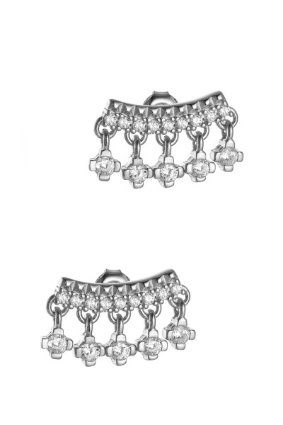 Σκουλαρίκι Ασημένιο Glam Line