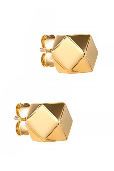 Σκουλαρίκι Χρυσό 14Κ Shiny Cubes