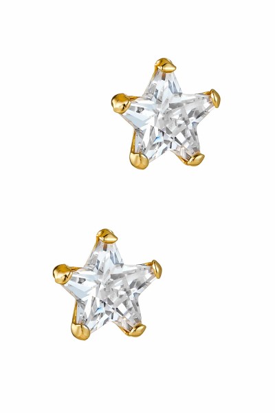 Σκουλαρίκι Χρυσό 9Κ Stars