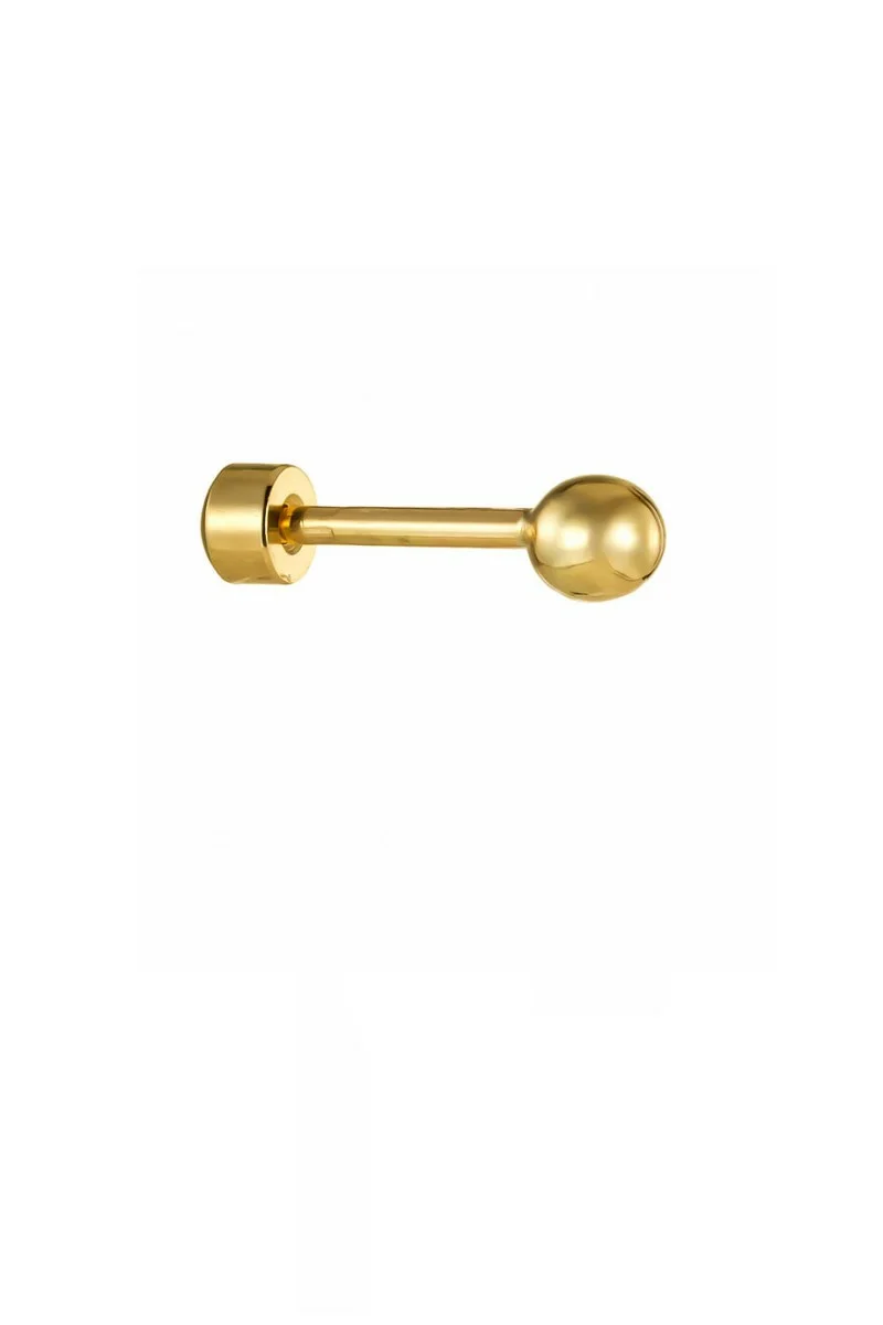Σκουλαρίκι Μονό Χρυσό 14Κ Piercing Dot