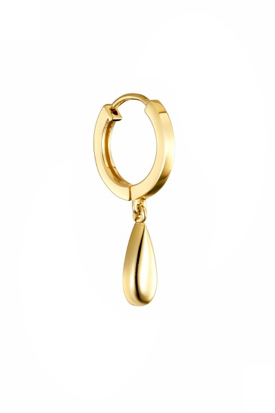 Σκουλαρίκι Μονό Χρυσό 9Κ Freedom Drop Dot