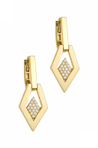 Σκουλαρίκι Χρυσό 14Κ Shiny Cubes