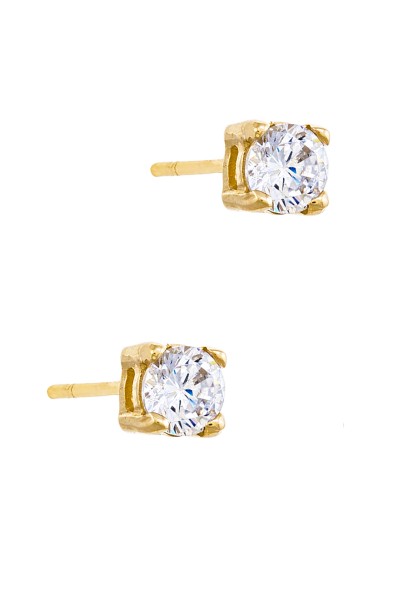 Σκουλαρίκι Χρυσό 14Κ Απλό 5mm