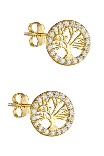Σκουλαρίκι Χρυσό 14Κ Life Tree