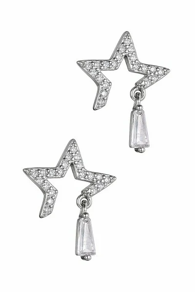 Σκουλαρίκι Ασημένιο Glam Star