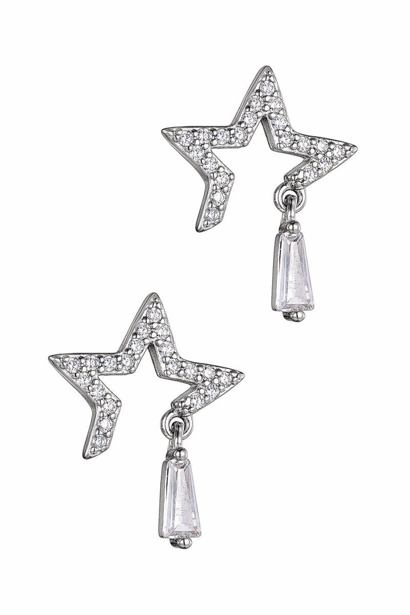 Σκουλαρίκι Ασημένιο Glam Star