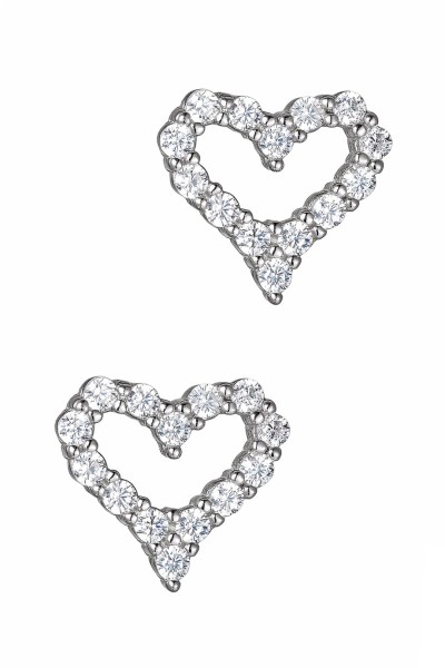 Σκουλαρίκι Ασημένιο Heart