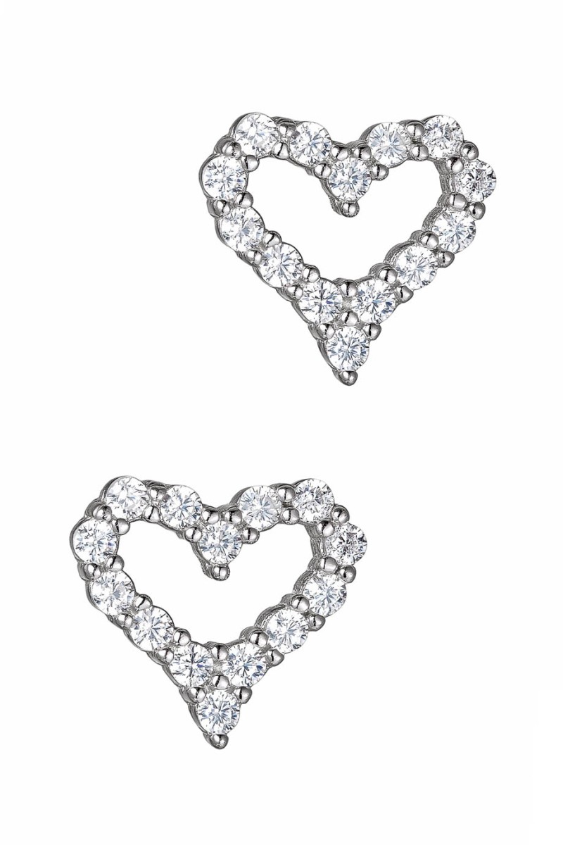 Σκουλαρίκι Ασημένιο Heart