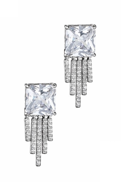 Σκουλαρίκι Ασημένιο Glam Rain