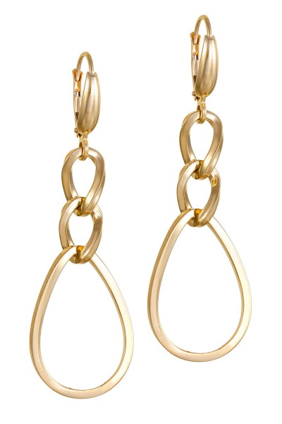 Σκουλαρίκι Χρυσό 14Κ Blogger Style Long