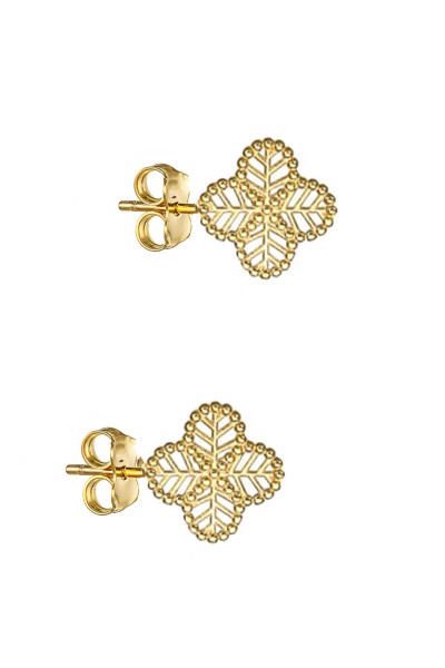 Σκουλαρίκι Χρυσό 14Κ Flowers