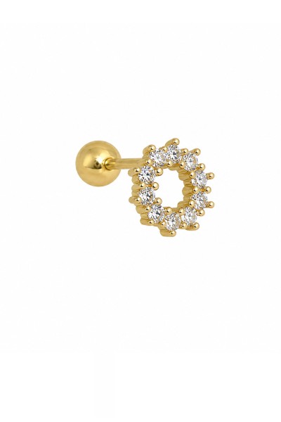 Σκουλαρίκι Μονό Ασημένιο Piercing Glam