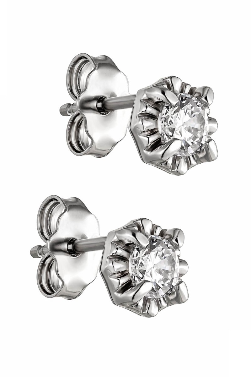 Σκουλαρίκι Ασημένιο Glam Stud