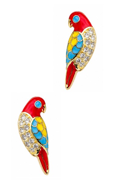 Σκουλαρίκι Χρυσό 9Κ Paradise Birds