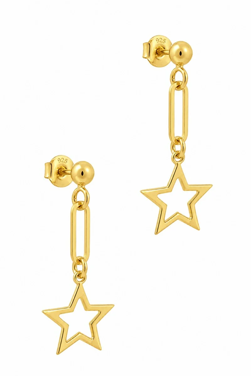 Σκουλαρίκι Ασημένιο Stars