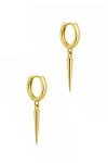 Σκουλαρίκι Ασημένιο Rock Studs Hoops