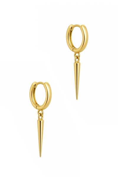Σκουλαρίκι Ασημένιο Rock Studs Hoops