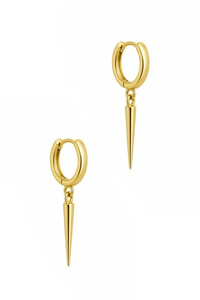 Σκουλαρίκι Ασημένιο Rock Studs Hoops