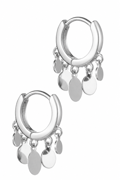 Σκουλαρίκι Ασημένιο Bling Bling Hoops