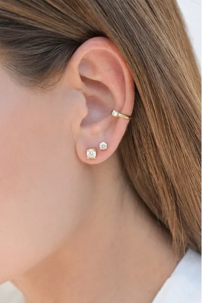 Σκουλαρίκι Χρυσό 14Κ Απλό 5mm