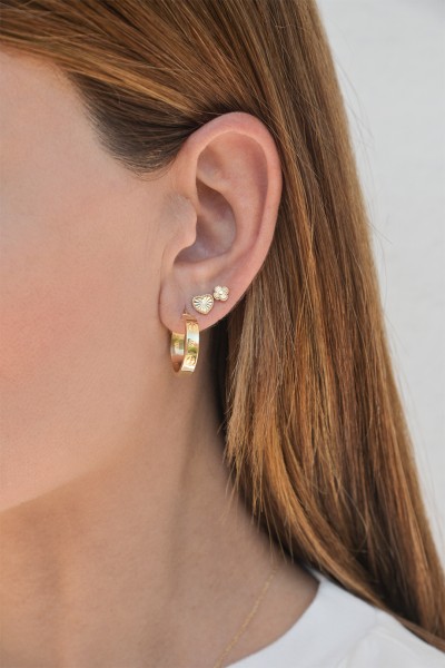 Σκουλαρίκι Χρυσό 14Κ Dolce Vita Heart