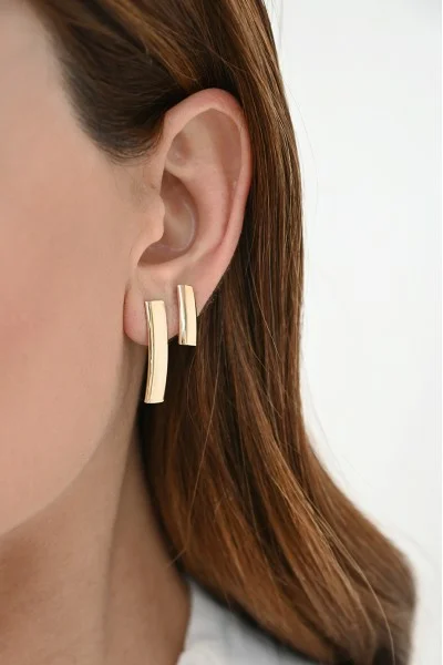 Σκουλαρίκι Χρυσό 14Κ Shiny Line