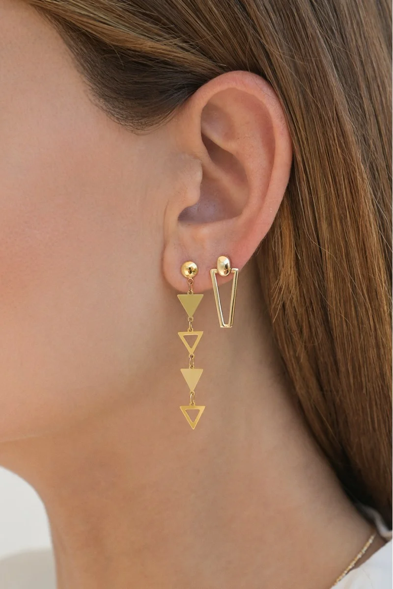 Σκουλαρίκι Χρυσό 14Κ Blogger