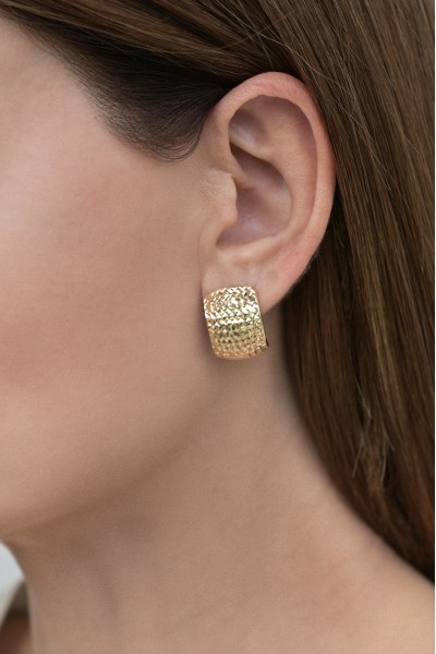 Σκουλαρίκι Χρυσό 14Κ Shiny Party XL