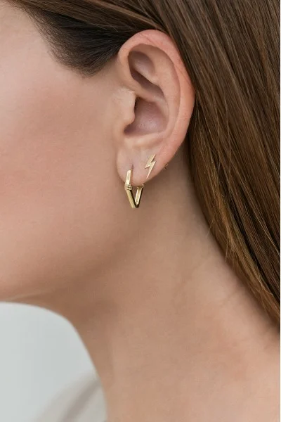 Σκουλαρίκι Χρυσό 14K Κρίκος Blogger