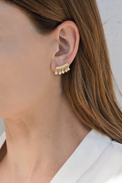 Σκουλαρίκι Ασημένιο Glam Line