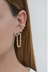 Σκουλαρίκι Μονό Ασημένιο Fake it Glam