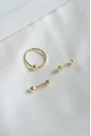Σκουλαρίκι Μονό Χρυσό 14Κ Piercing Dot