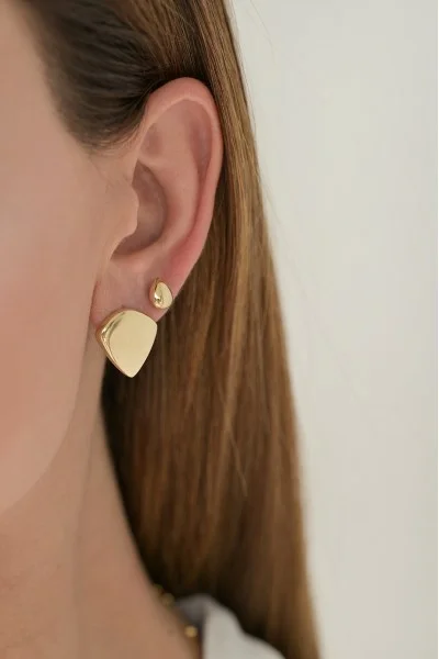 Σκουλαρίκι Χρυσό 14Κ Shiny Mirror